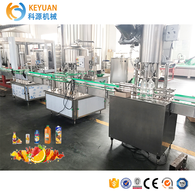 Small Hot Fruit Juice Filling Machine for pet bottle 