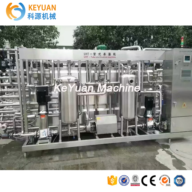 Large Output UHT Steam Sterilization Machine / UHT Machine Sterilizer / UHT Milk Processing Plant for Sale