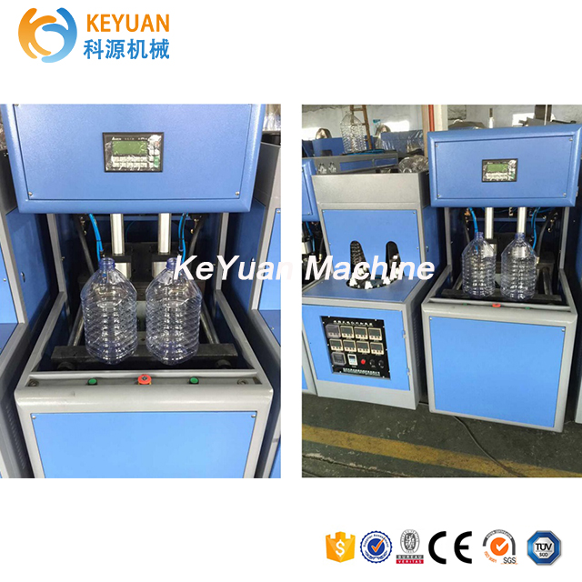 Semi-auto PE milk bottle blowing machine