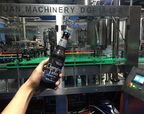 3000Bph Glass bottle beer filling machine/beer bottling line