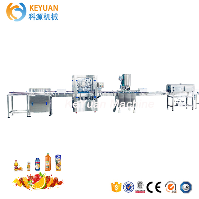 Small Hot Fruit Juice Filling Machine for pet bottle 