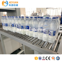 Semi-auto PET plastic bottle can conveyor PE film wrapping cutting shrink tunnel machine / system /unit